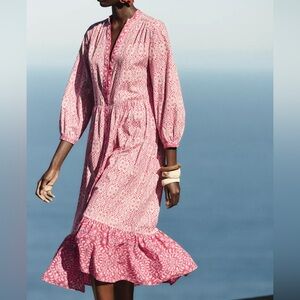 Zara pink midi dress